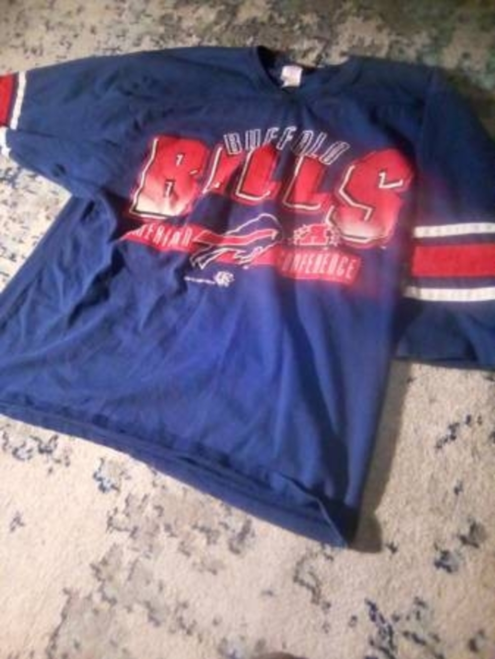 Vintage Buffalo Bills 3/4 Sleeve Shirt Size M GTS NFL 1994 
